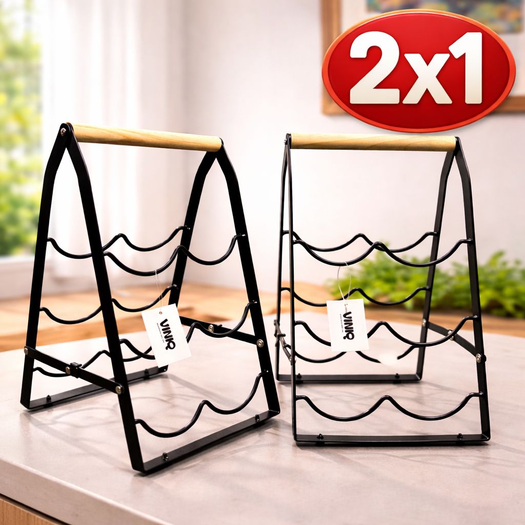 Cava de Vino Plegable de Madera